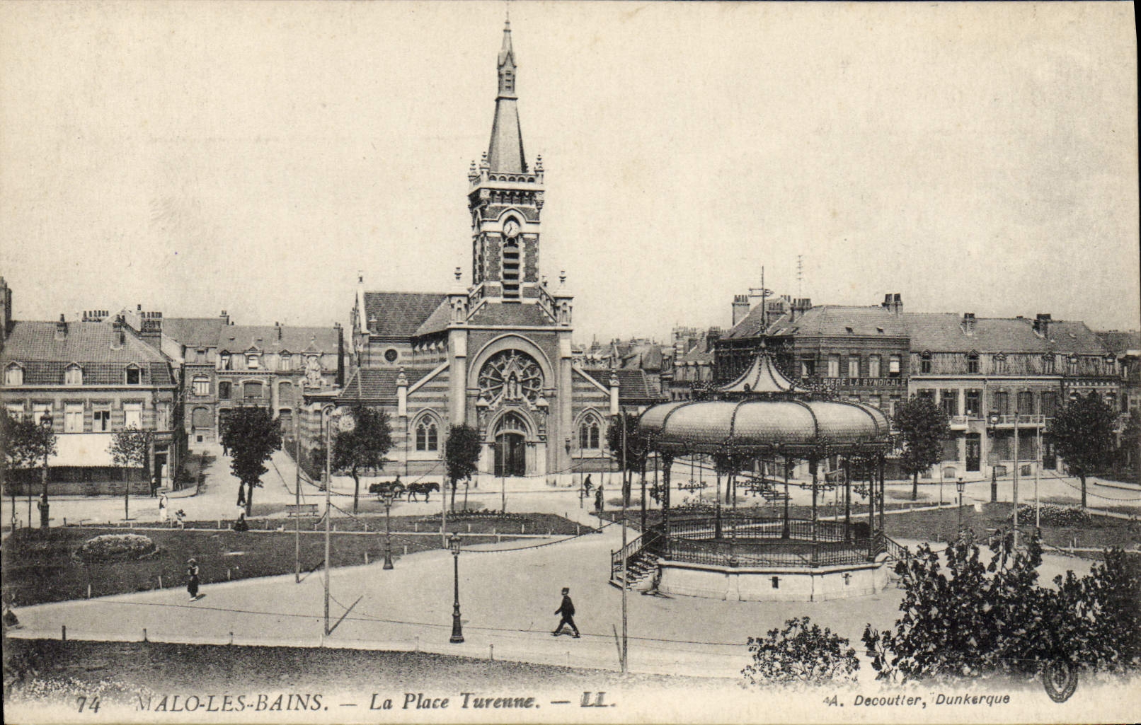 CPA Malo les Bains La Place Turenne