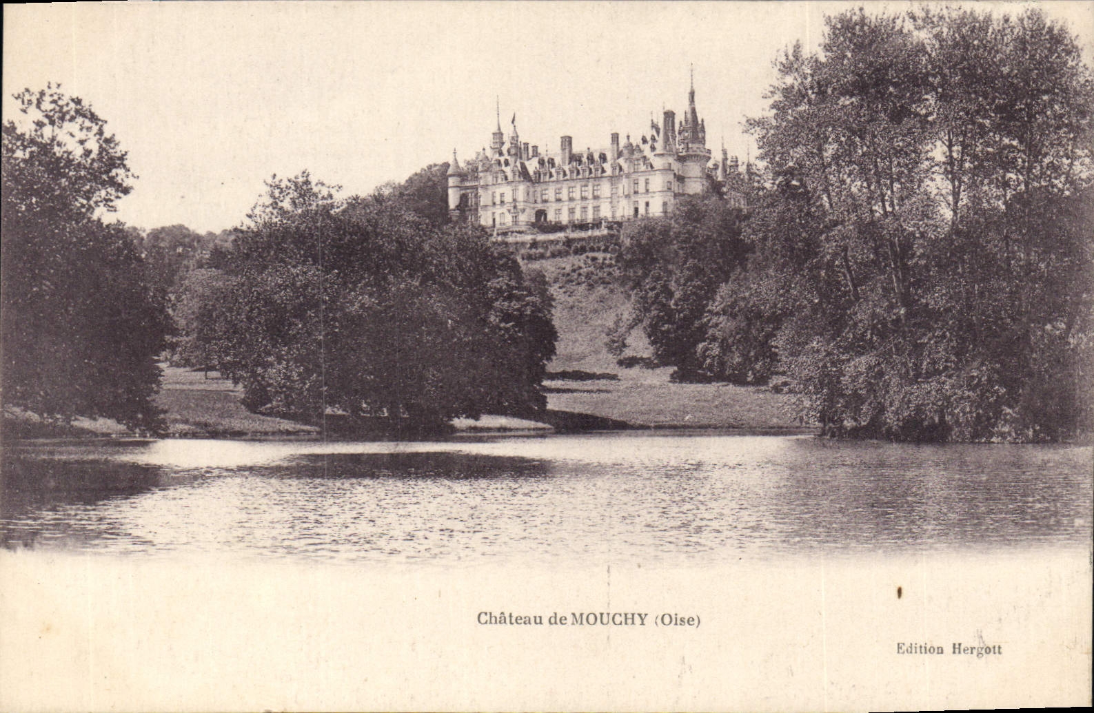CPA Chateau de Mouchy Oise 