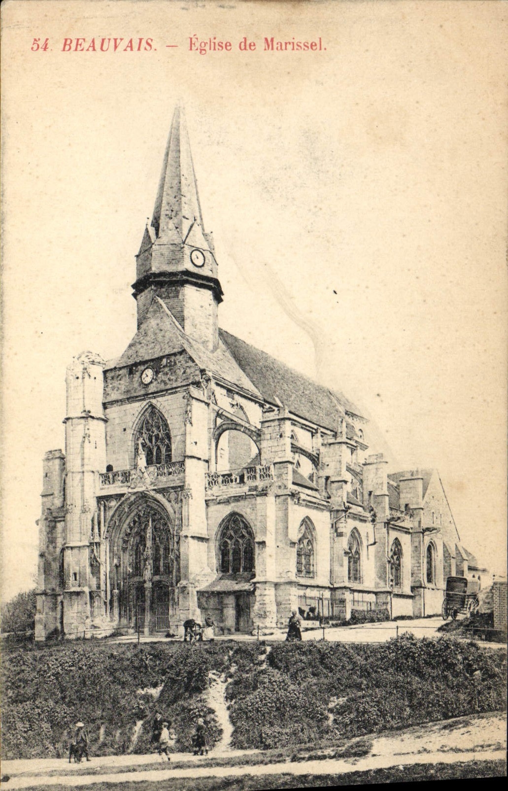 CPA Beauvais Eglise de Marissel 