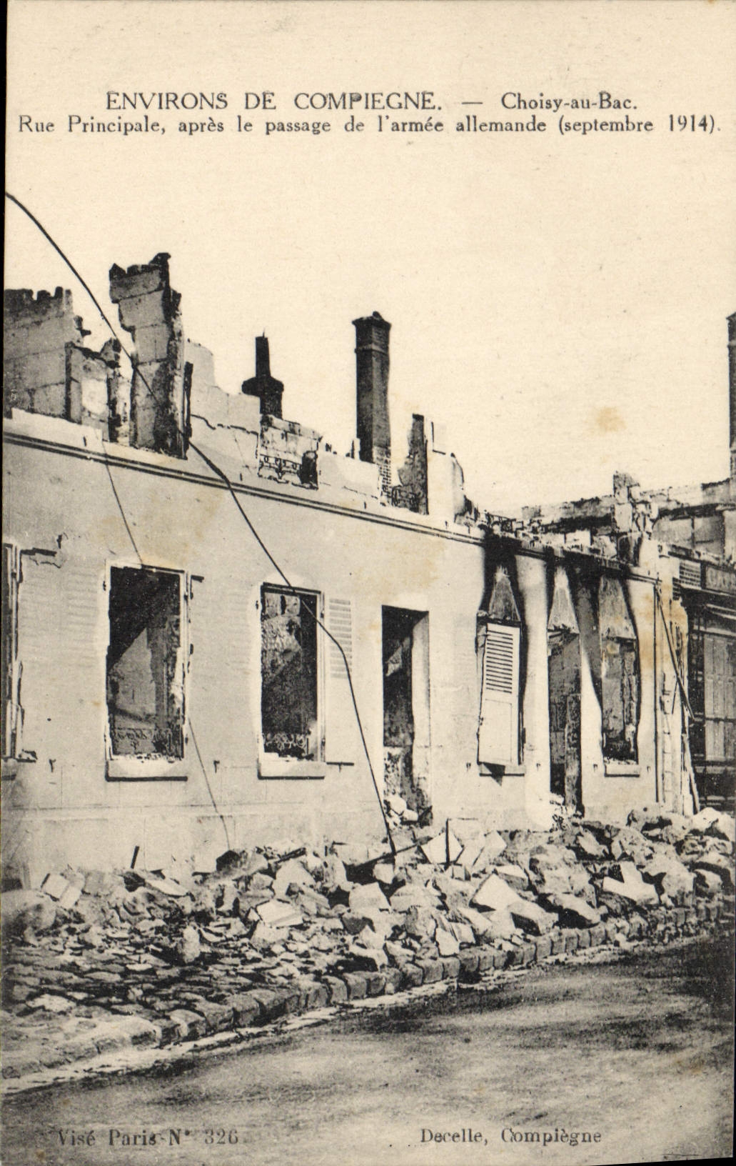 CPA Environs de Compiegne Choisy au Bac 