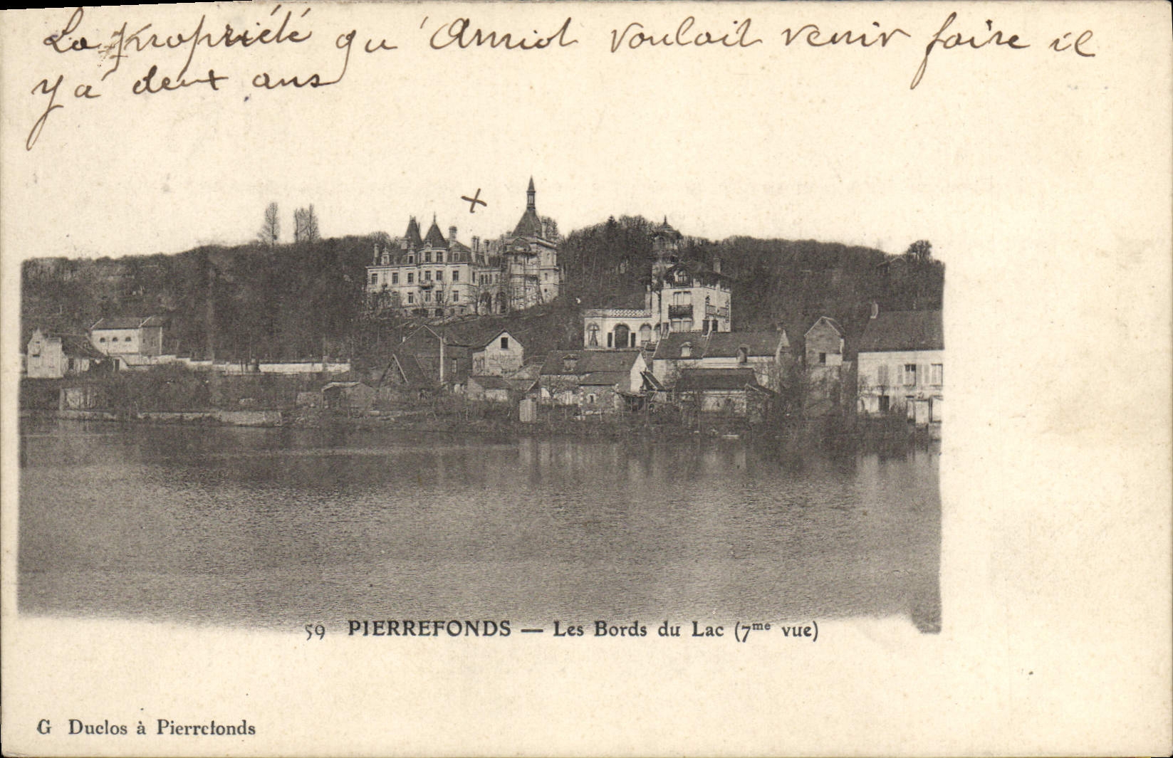 CPA Pierrefonds Les Bords du Lac 