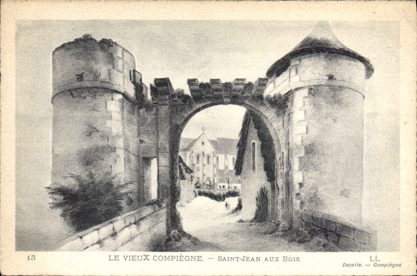 CPA Le Vieux Compiegne St Jean aux Bois