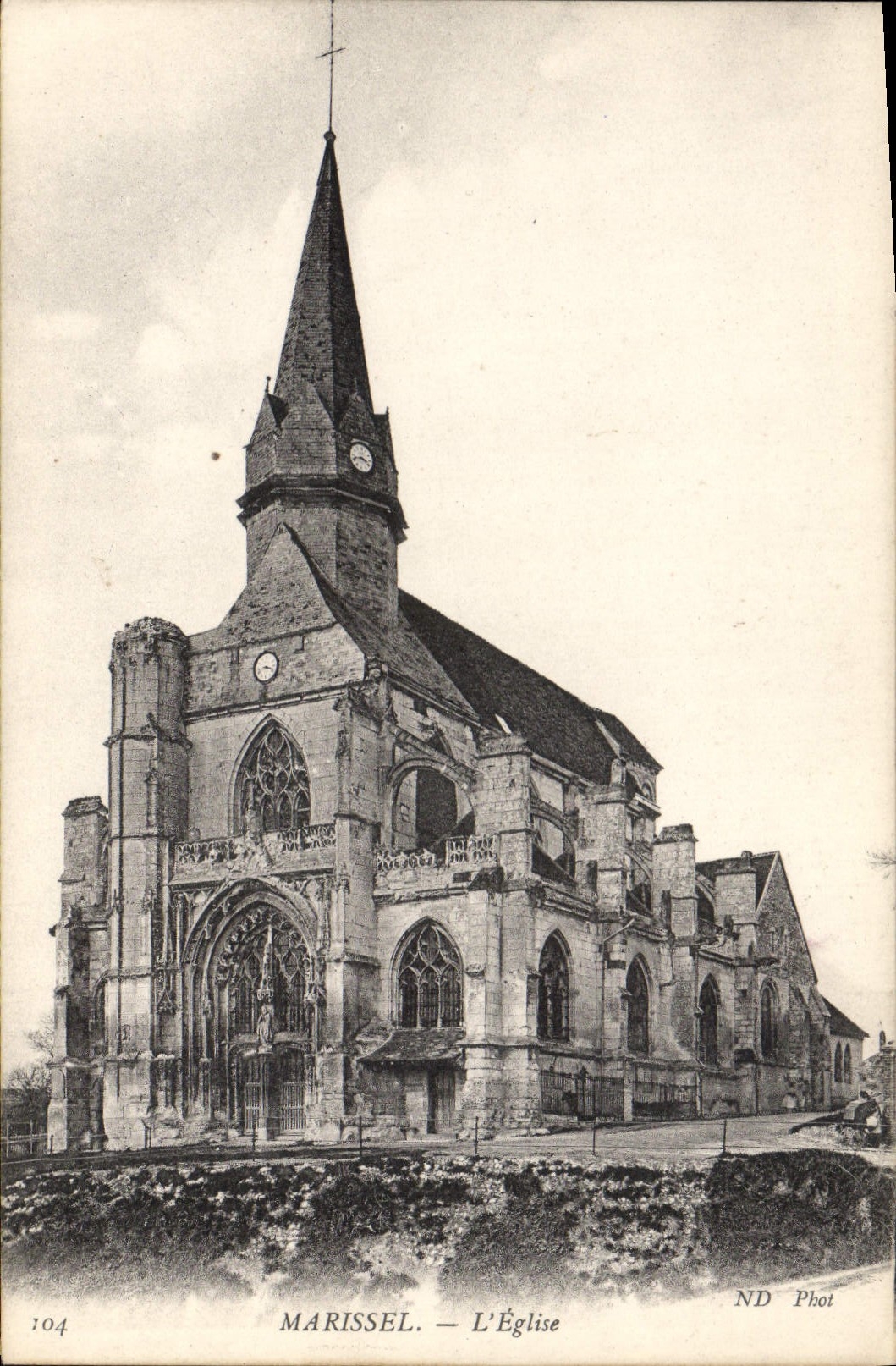 CPA Marissel l'Eglise 