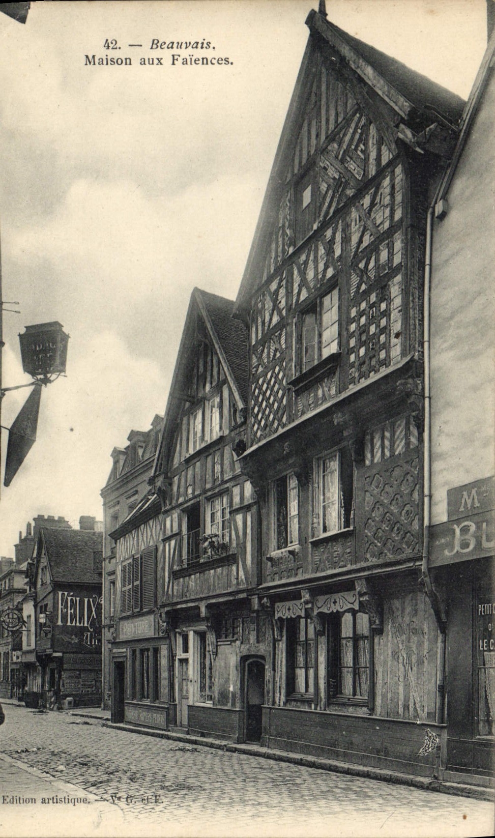 CPA Beauvais Maison aux Faiences 