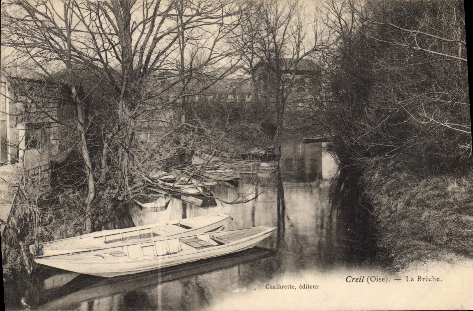 CPA Creil OIse la Breche 