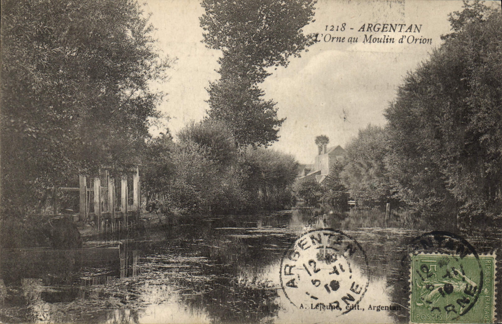 CPA Argentan l'Orne au moulin d'Orion 