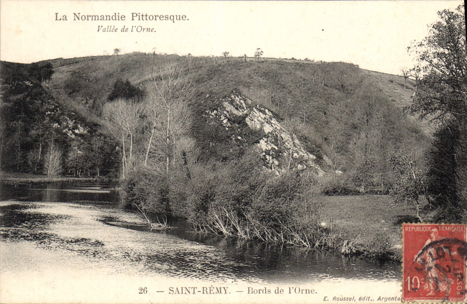 CPA La Normandie Pittoresque vallee de l'Orne Saint remy Bords de l'Orne
