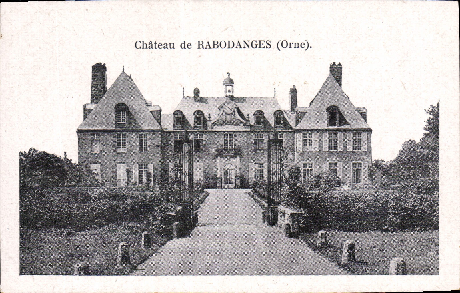 CPA Chateau de Rabodanges Orne 
