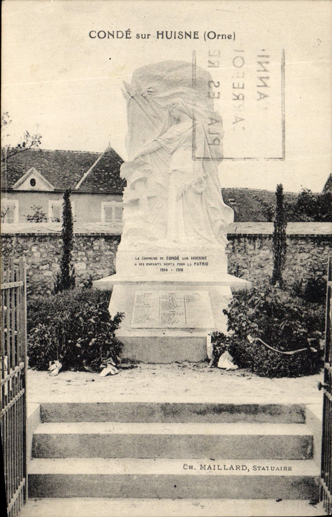 CPA Conde sur Huisne Orne 