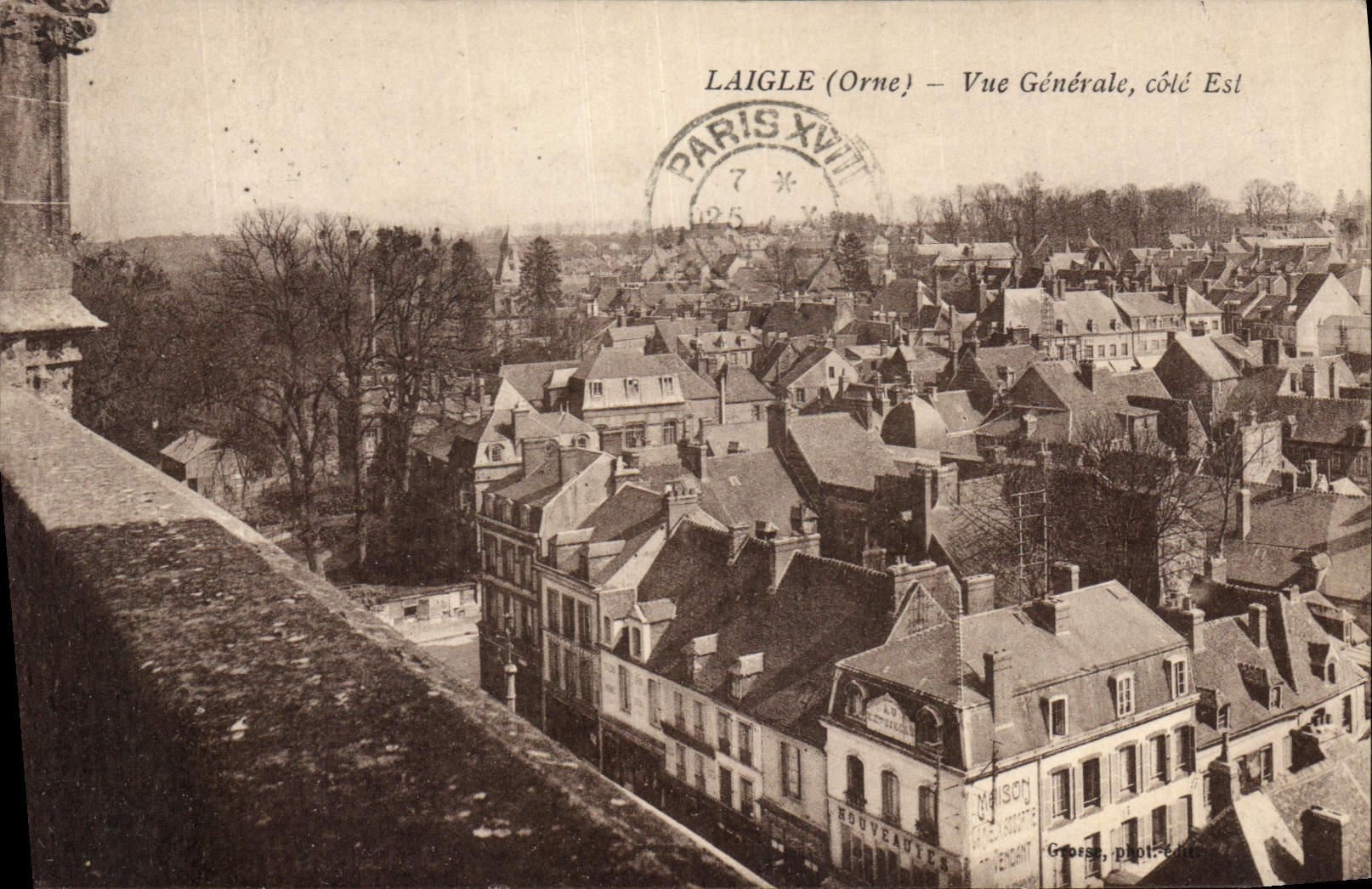 CPA L'aigle Orne Vue generale cote Est 
