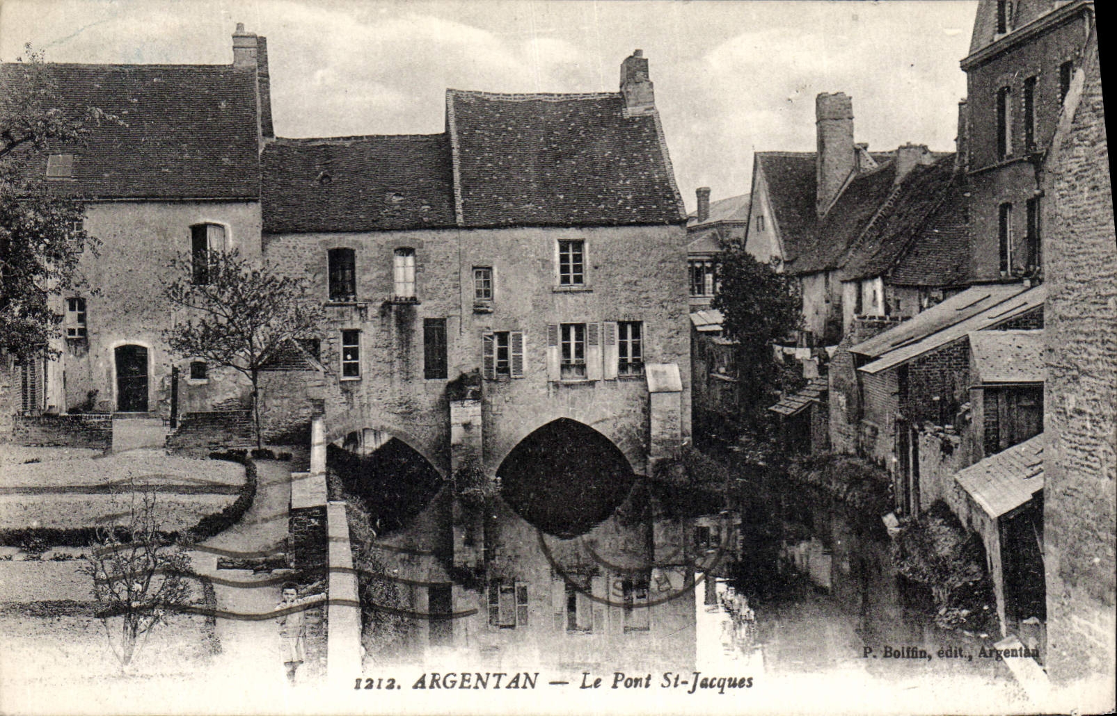 CPA Argentan le pont St Jacques 