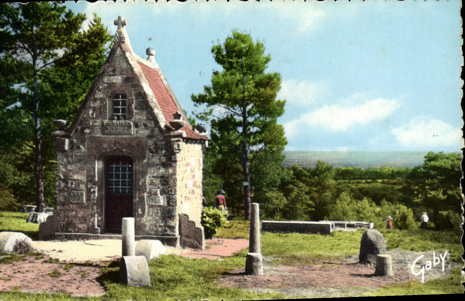 CPA Environ de Bagnoles de l'orne la chapelle Ste Genevieve 