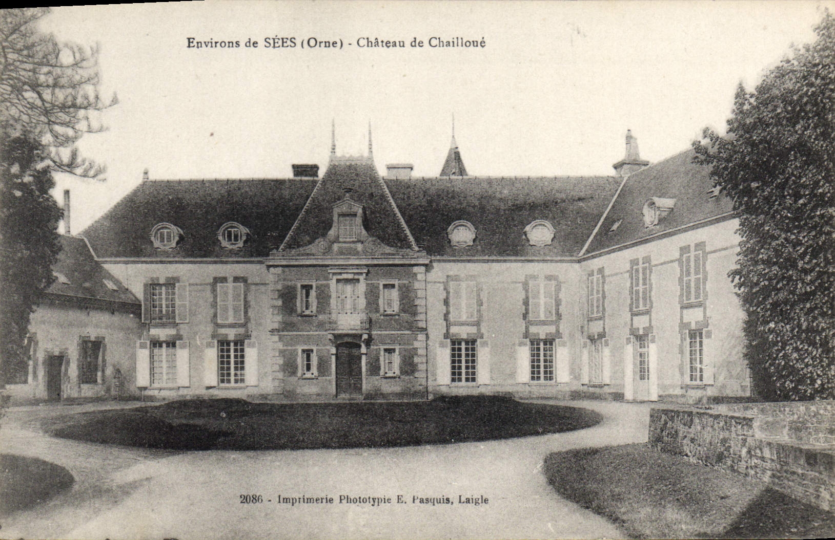 CPA Environs de Sees Orne Chateau de Chailloue