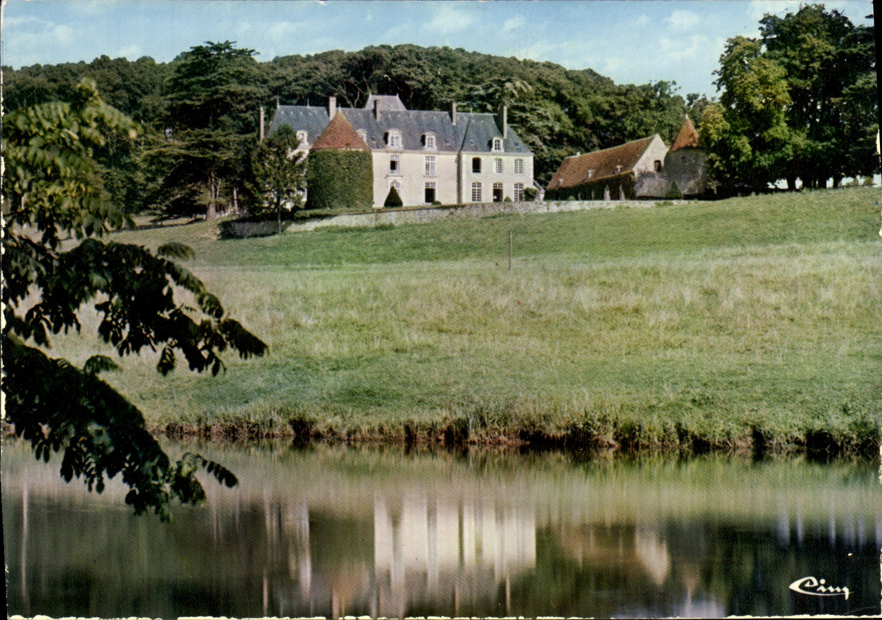 CPSM Environs du Theil sur Huisne Orne le chateau de l'Hermiere