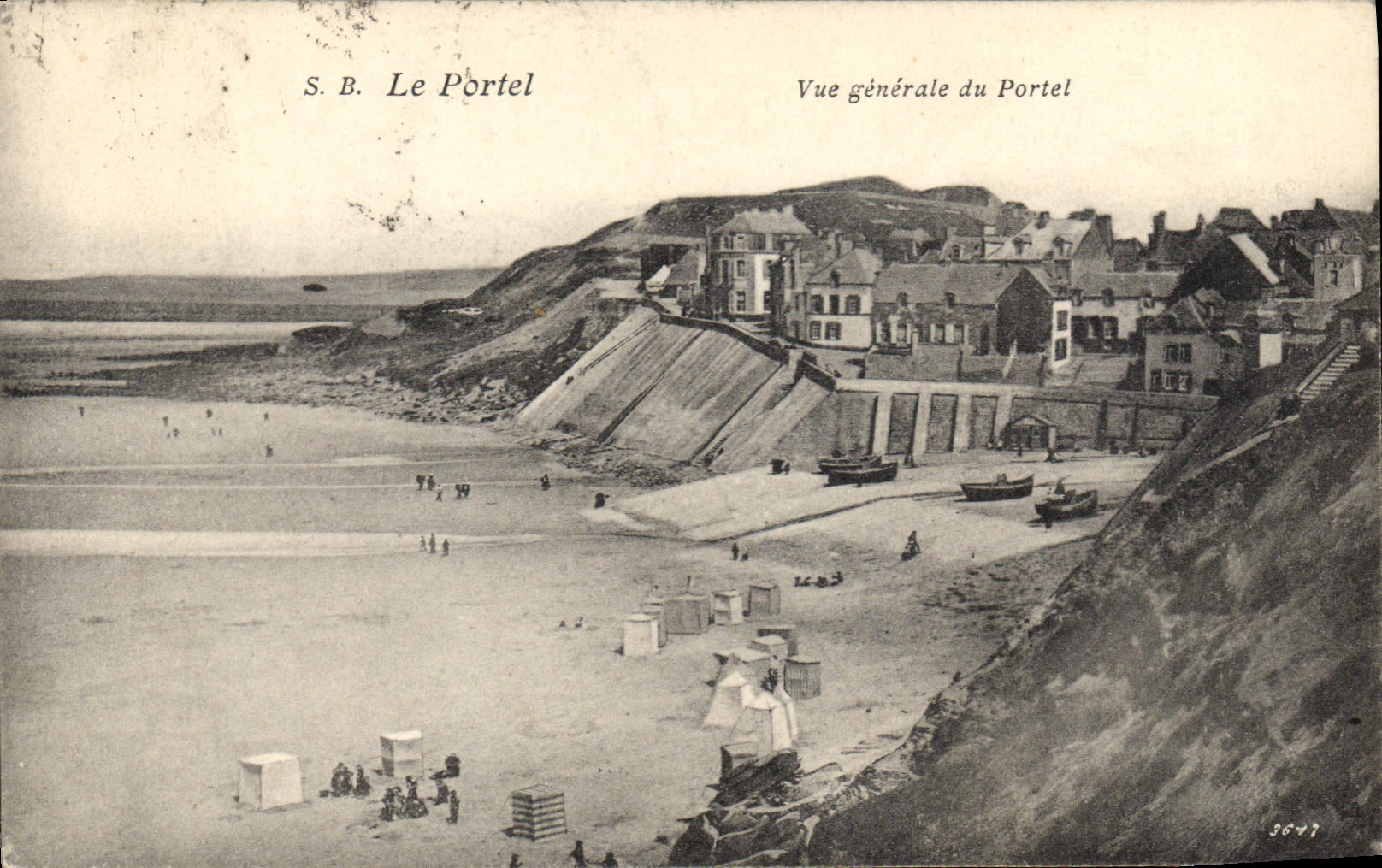 CPA Le Portel Vue generale du Portel 