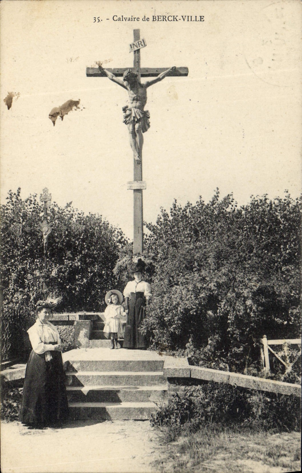 CPA Calvaire de Berck Ville 