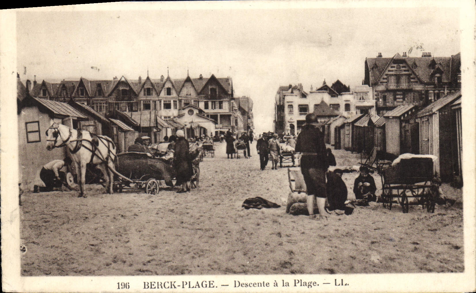 CPA Berck Plage Descente à la plage 