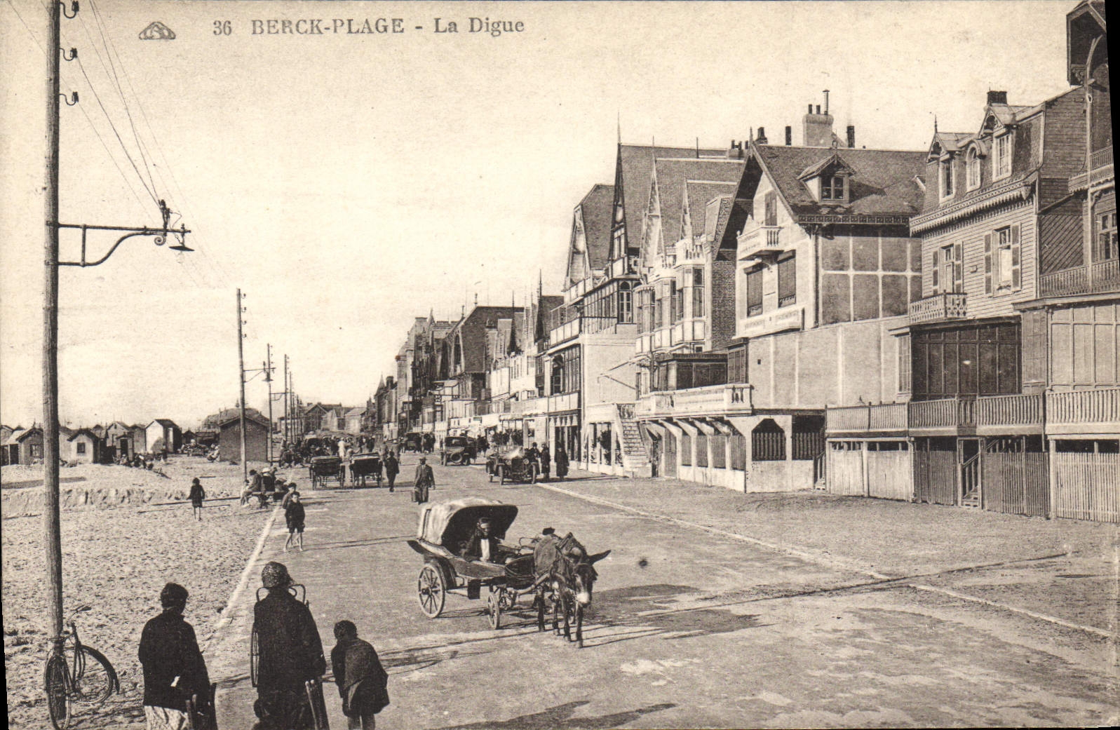 CPA Berck Plage la Digue 