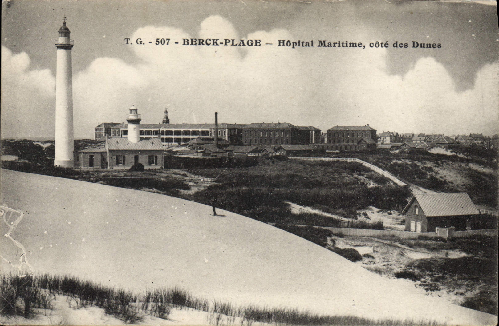 CPA Berck Plage hopital Maritime cote des Dunes