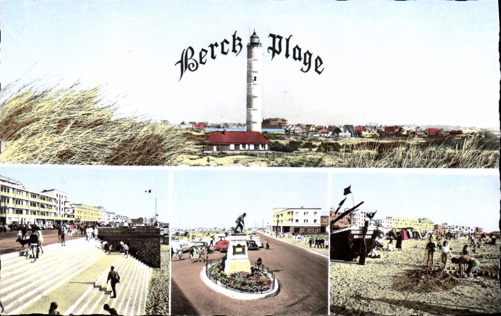 CPA Souvenir de Berck Plage Pas de Calais