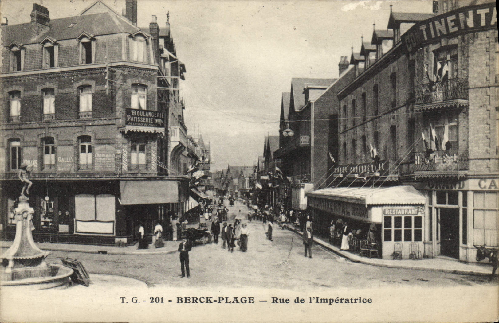 CPA Berck Plage rue de l'Imperatrice 