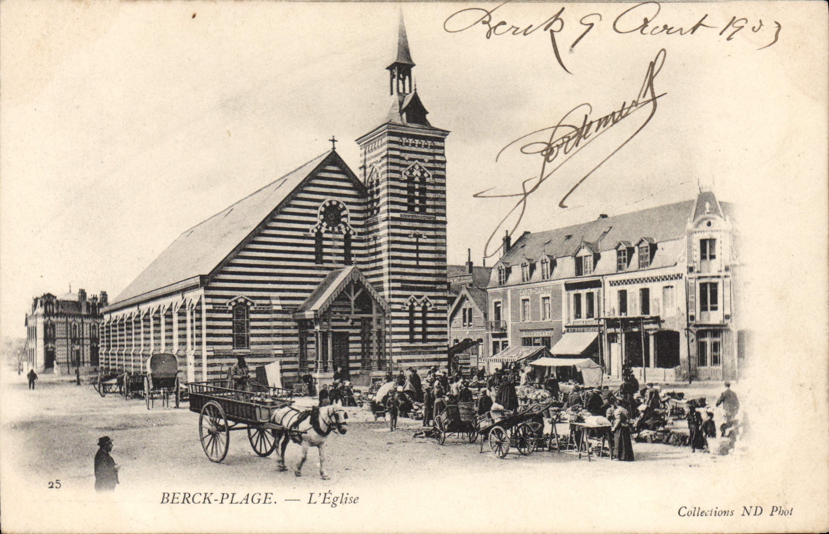 CPA Berck Plage l'eglise 