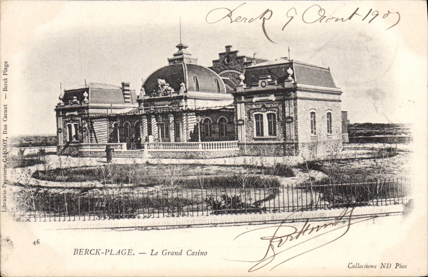 CPA Berck Plage le grand casino 