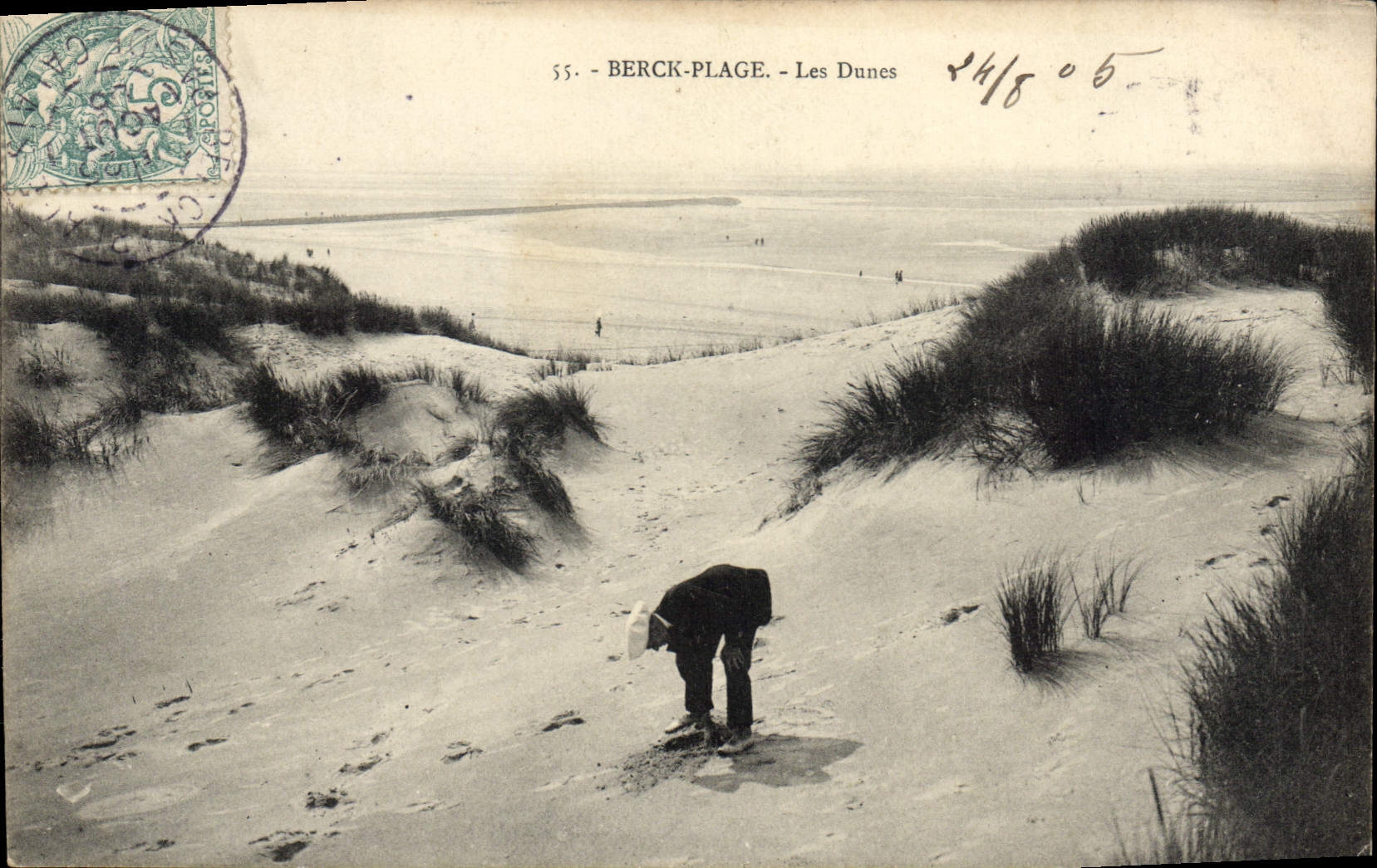 CPA Berck Plage les Dunes 