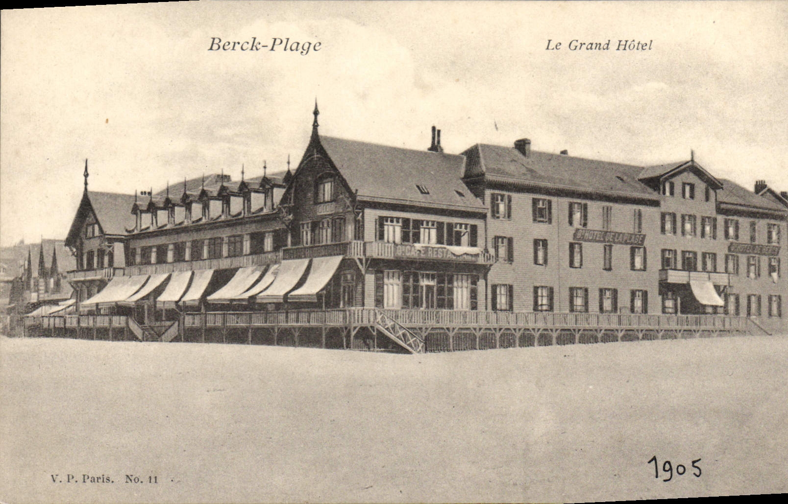 CPA Berck Plage le grand hotel 