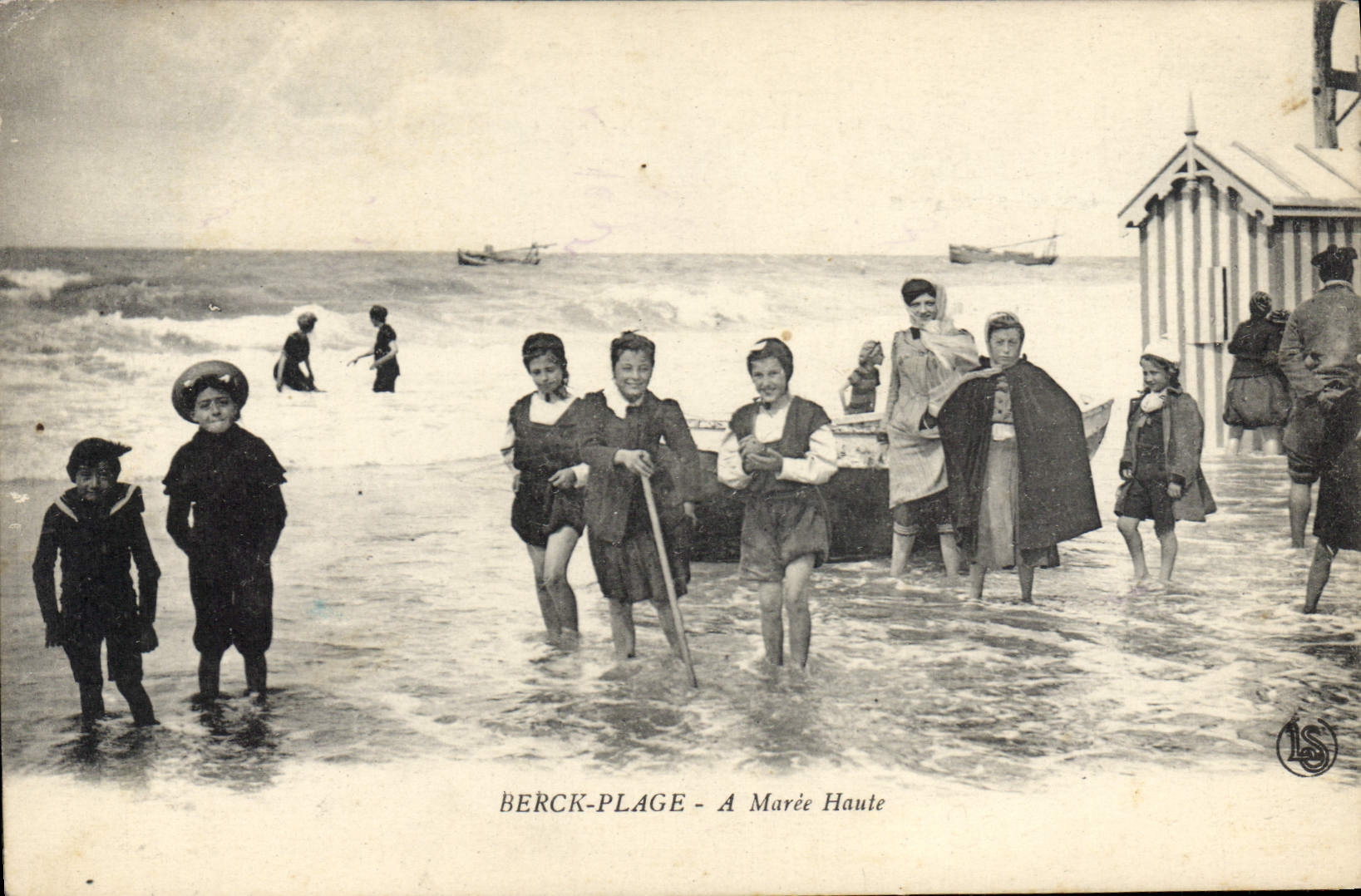 CPA Berck Plage à Maree Haute 