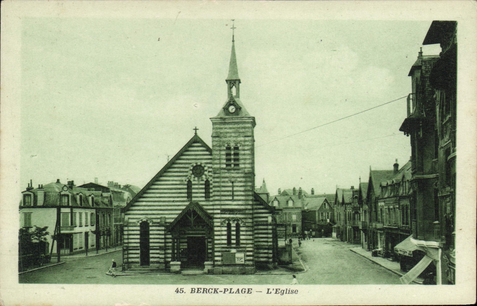 CPA Berck Plage l'eglise 