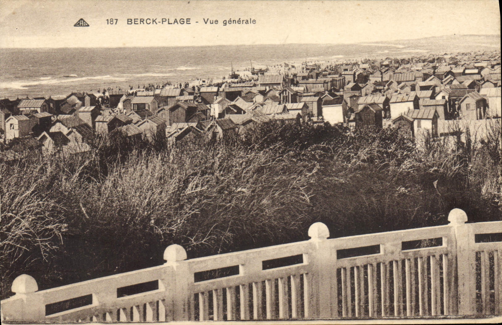 CPA Berck Plage vue generale 