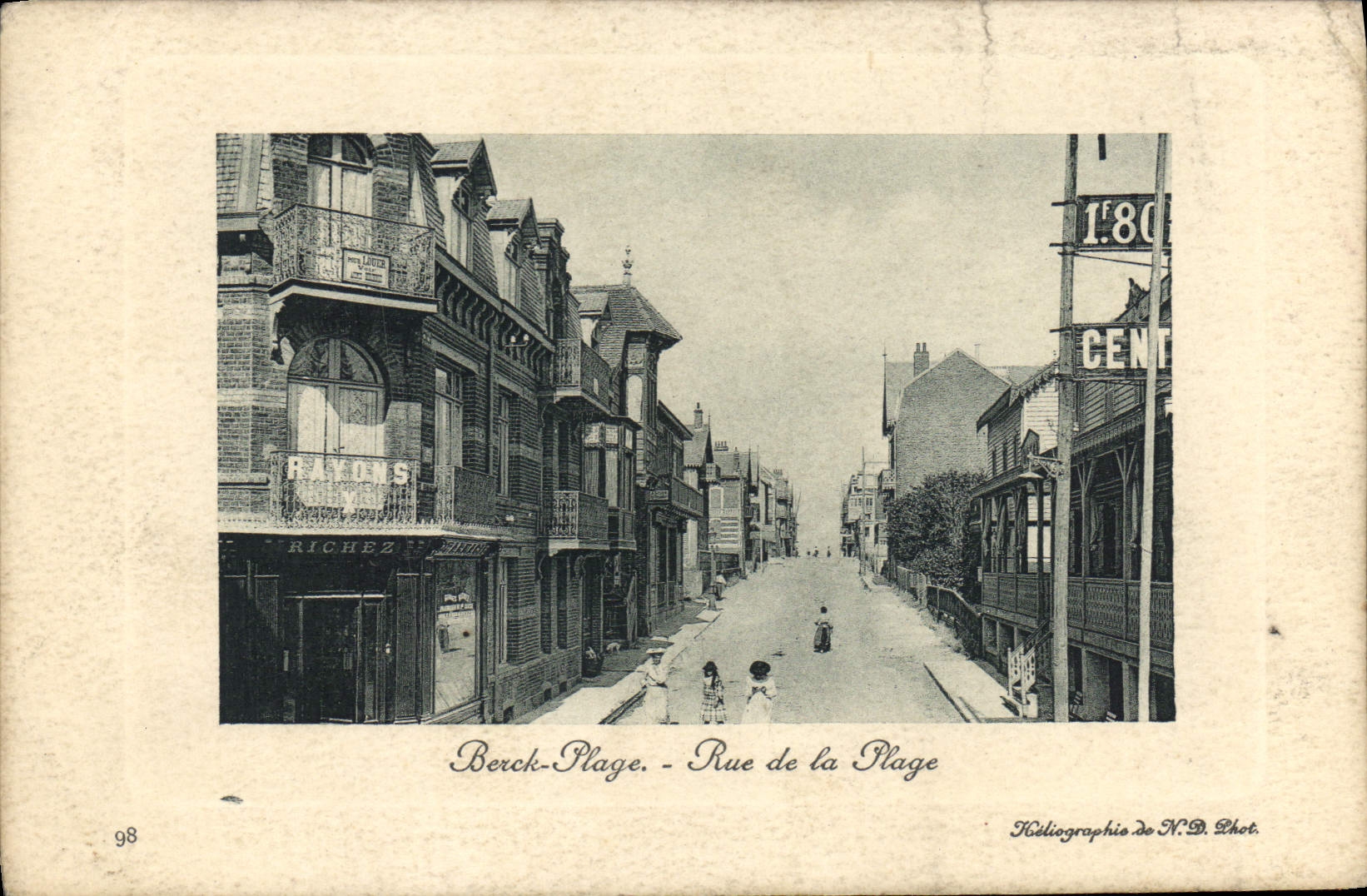 CPA Berck Plage rue de la Plage 