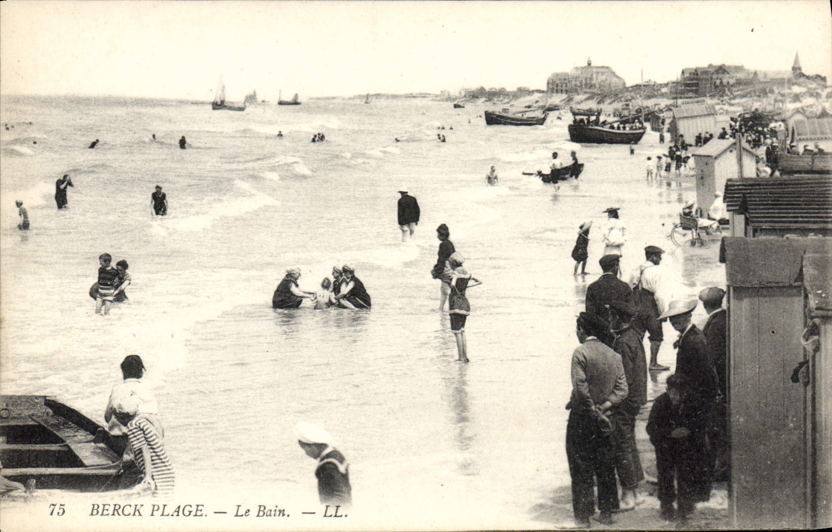CPA Berck Plage le Bain 