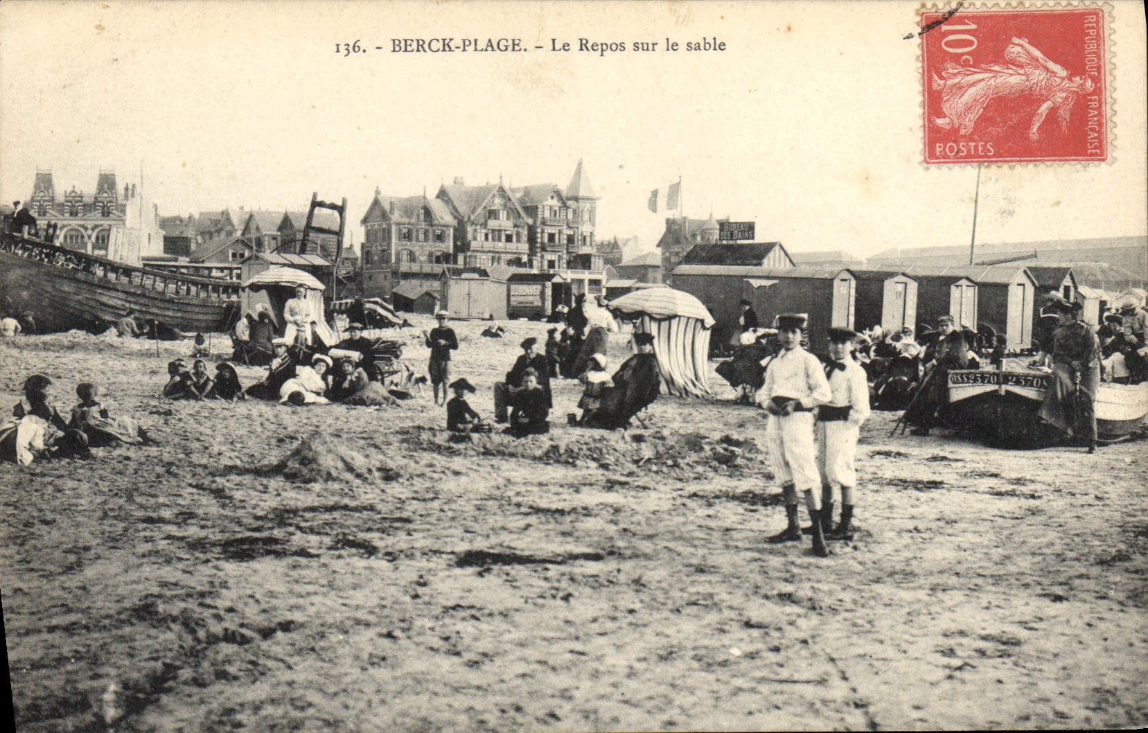 CPA Berck Plage le Repos sur le Sable 