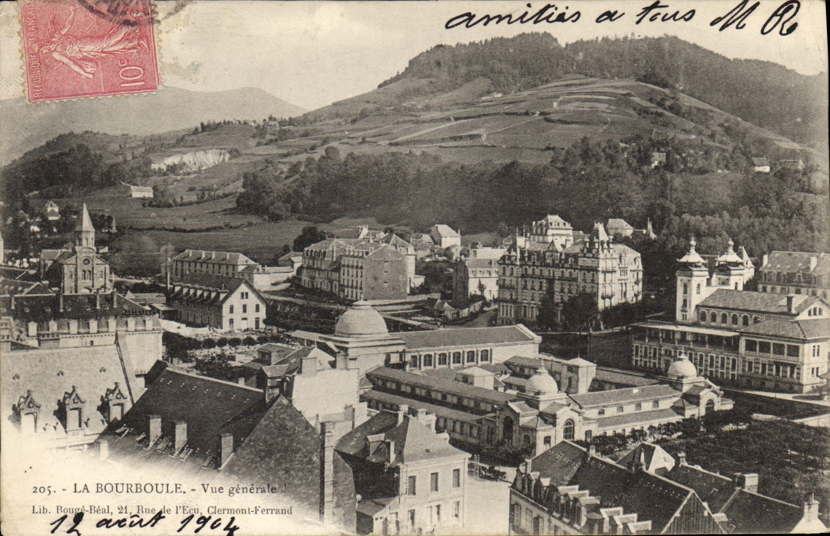 CPA La Bourboule vue generale 