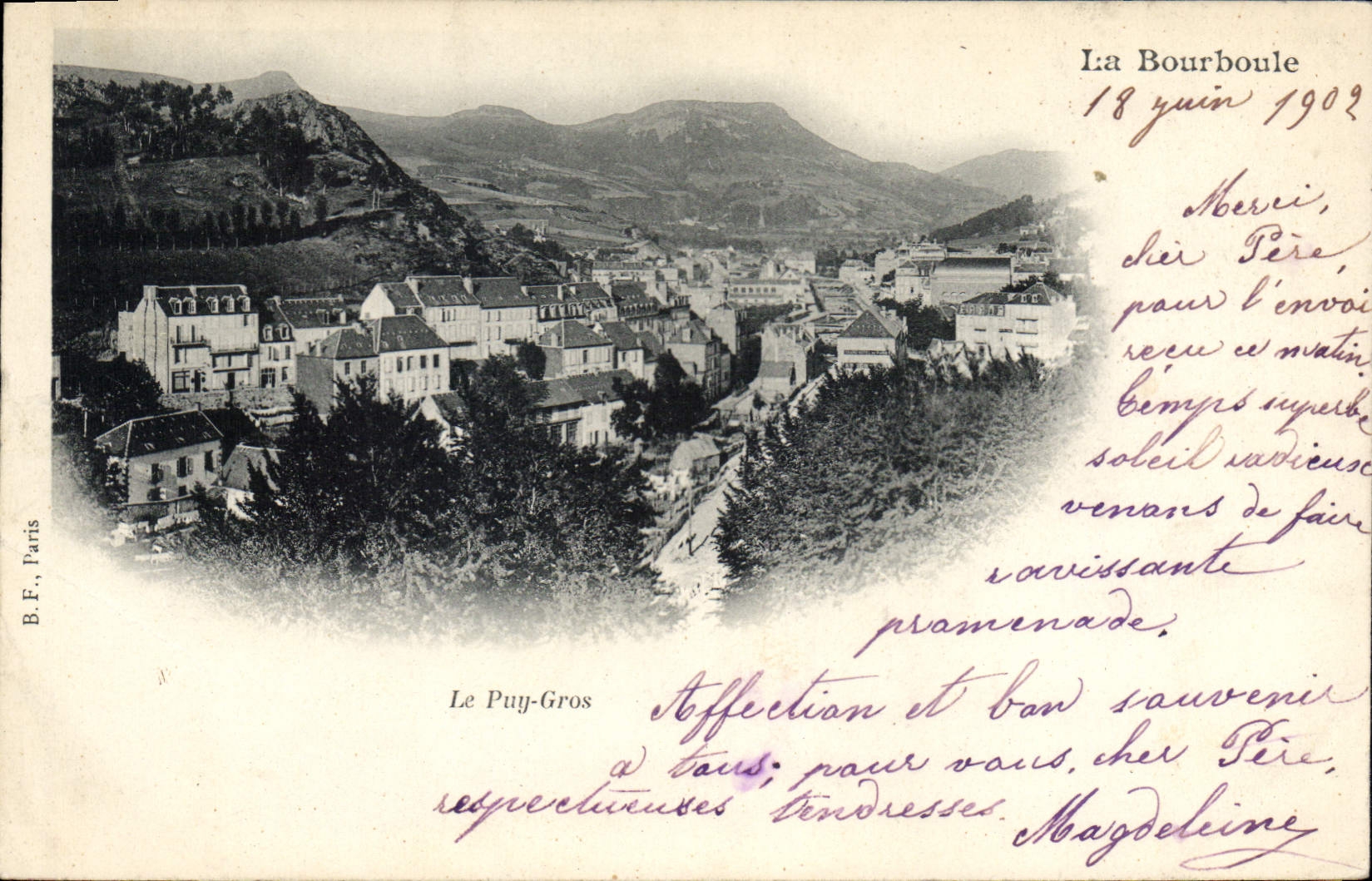 CPA La Bourboule Le Puy Gros