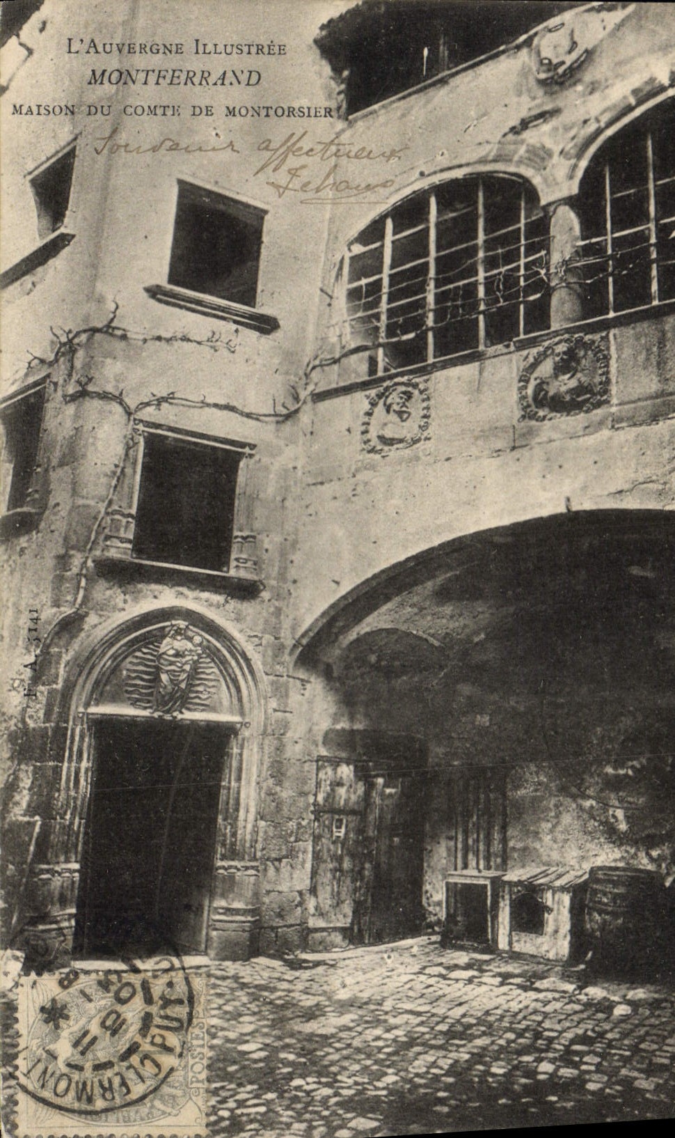 CPA L'Auvergne Illustrée Montferrand maison du comte de Montorsier