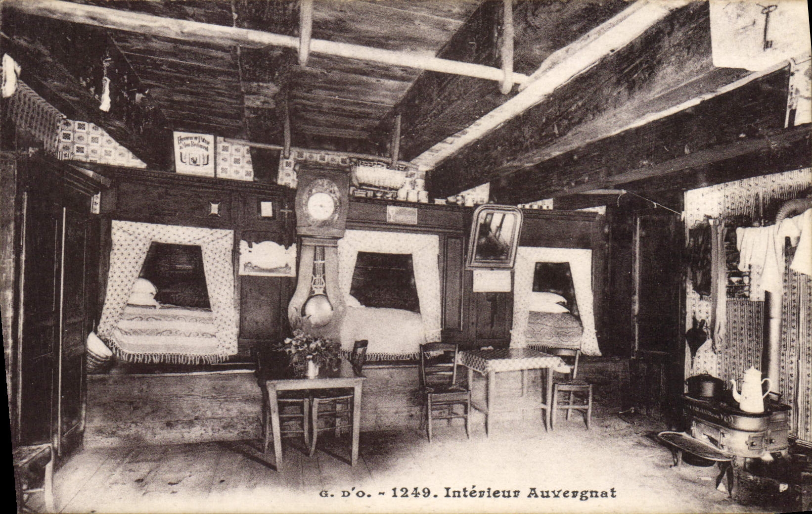 CPA Interieur Auvergnat