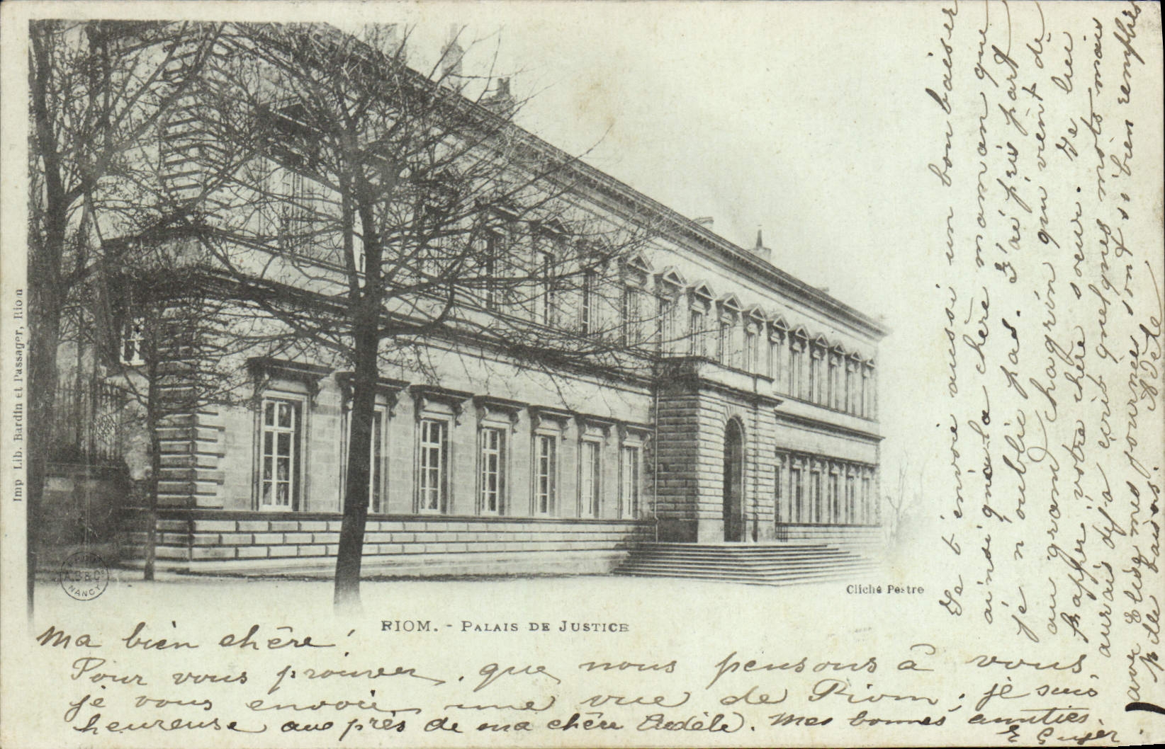 CPA Riom Palais de Justice 