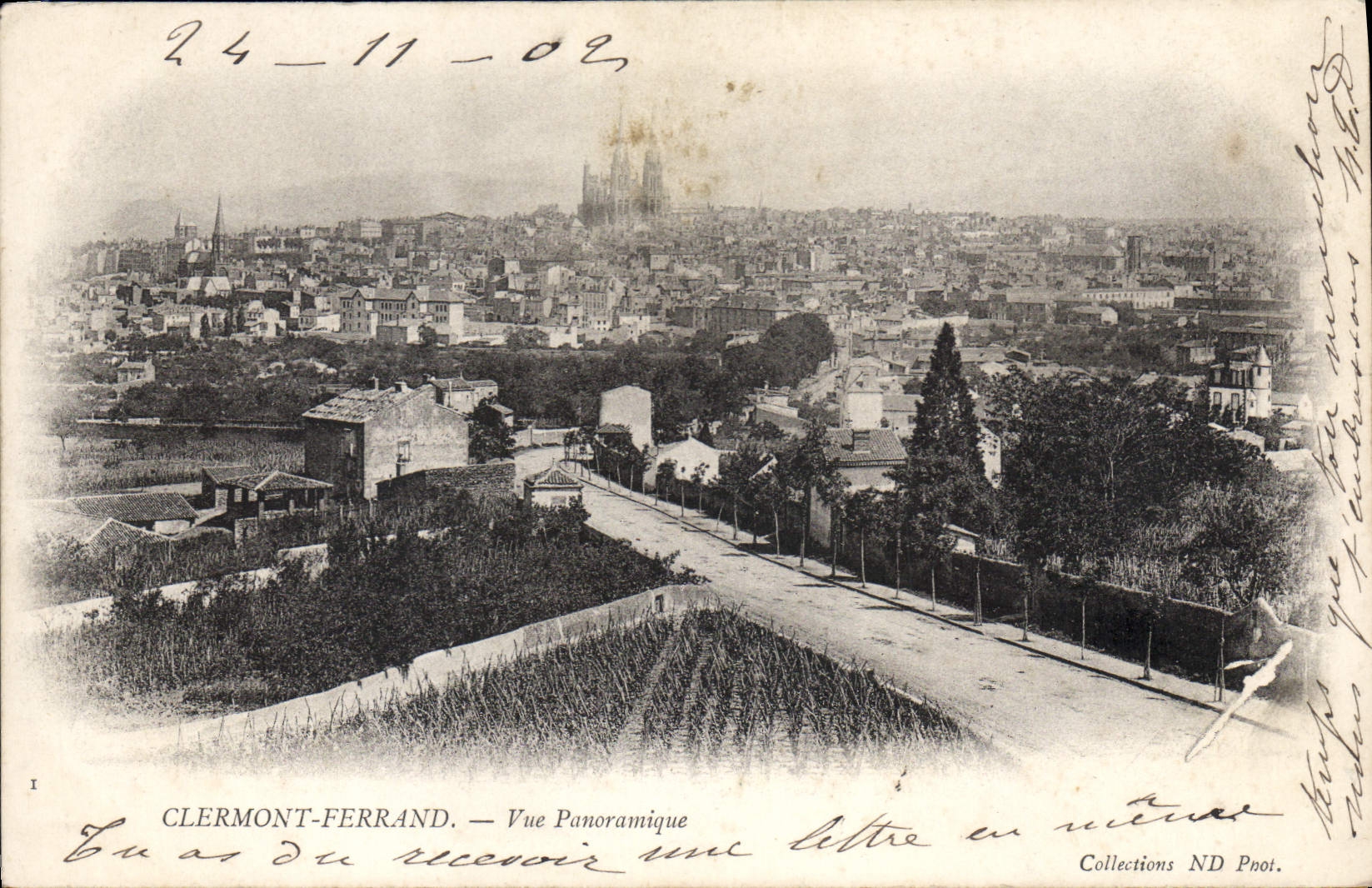 CPA Clermont Ferrand Vue panoramique