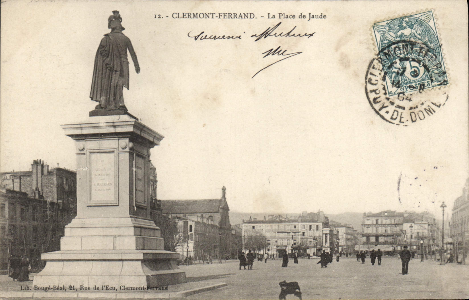 CPA Clermont Ferrand la place de Jaude 