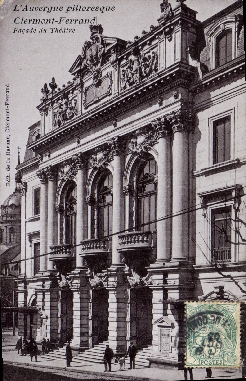 CPA L'Auvergne pittoresque Clermont Ferrand Facade du Theatre