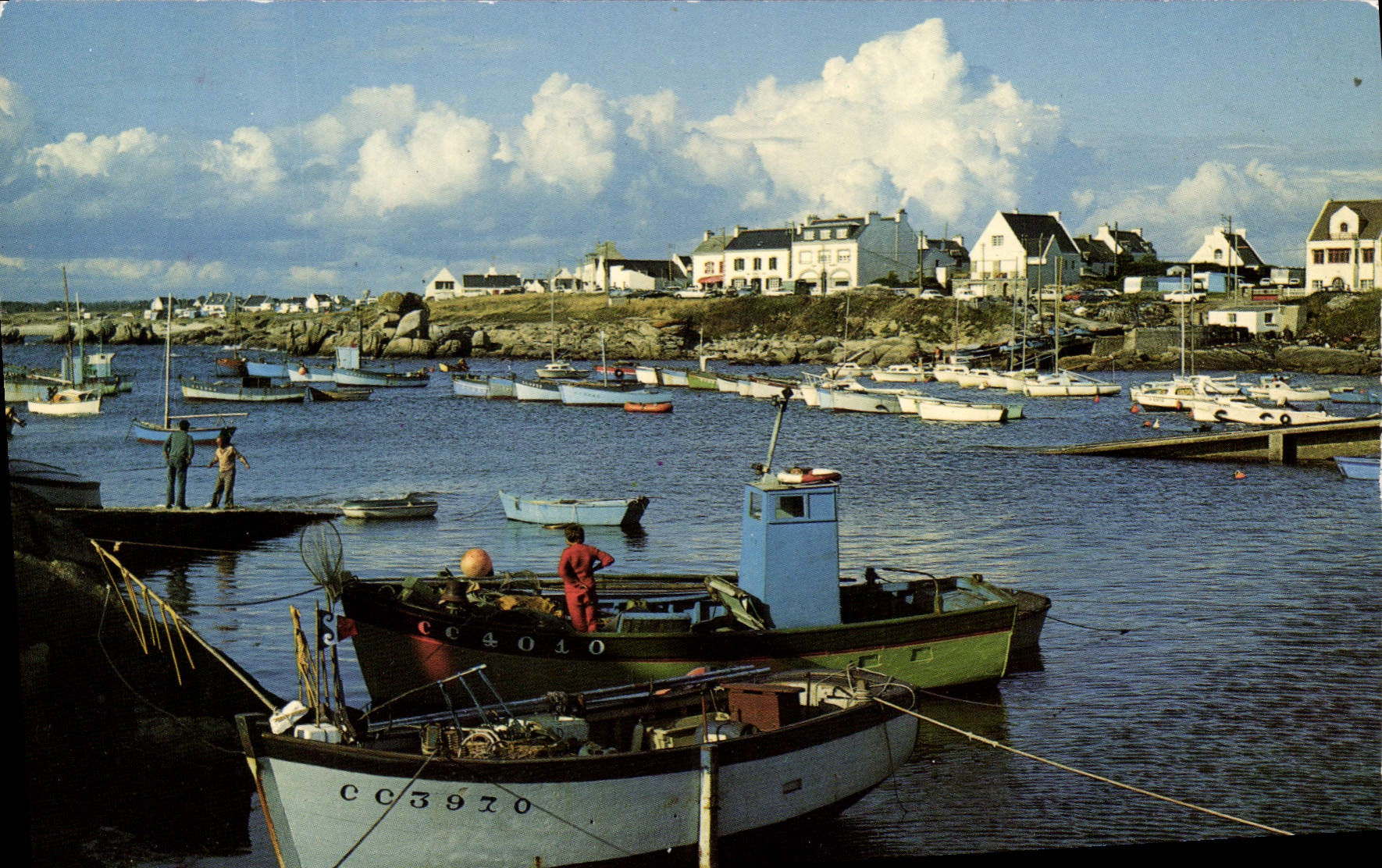 CPSM La Bretagne Pittoresque De Concarneau a Pont Aven par la Cote Le Petit Port De Peche De Trevign
