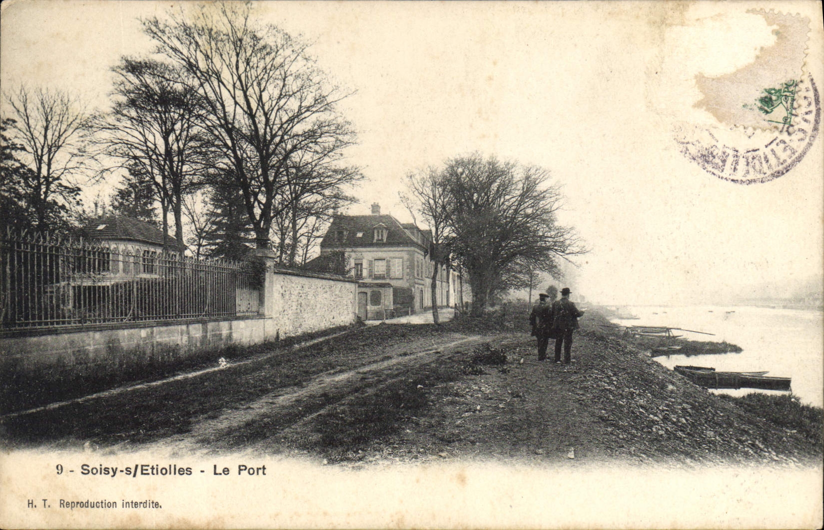 CPA Soisy S Etiolles le port 