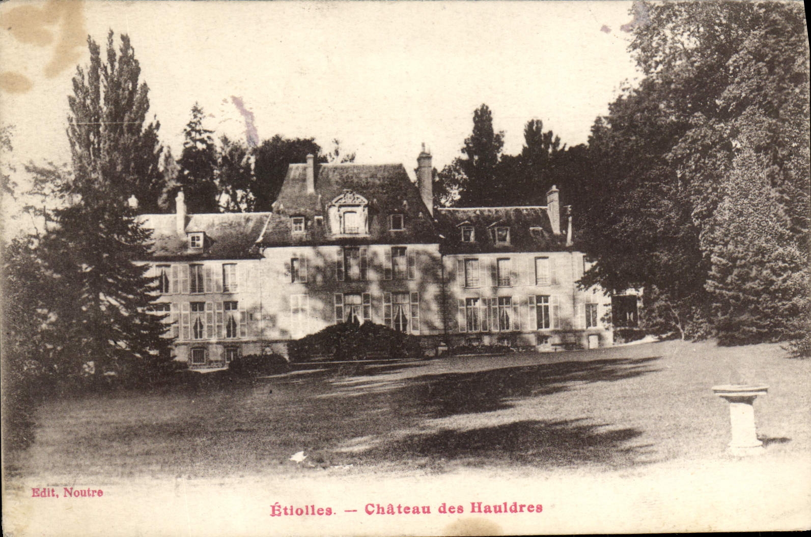 CPA Etiolles chateau des Hauldres 