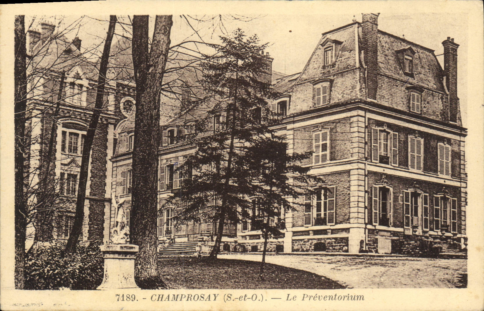 CPA Champrosay S et O le Preventorium 