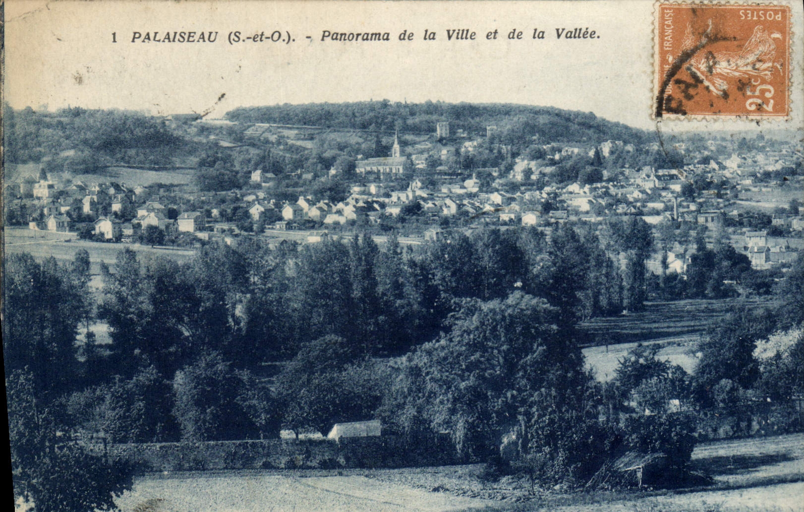 CPA Palaiseau S et O panorama de la ville et de la Vallee
