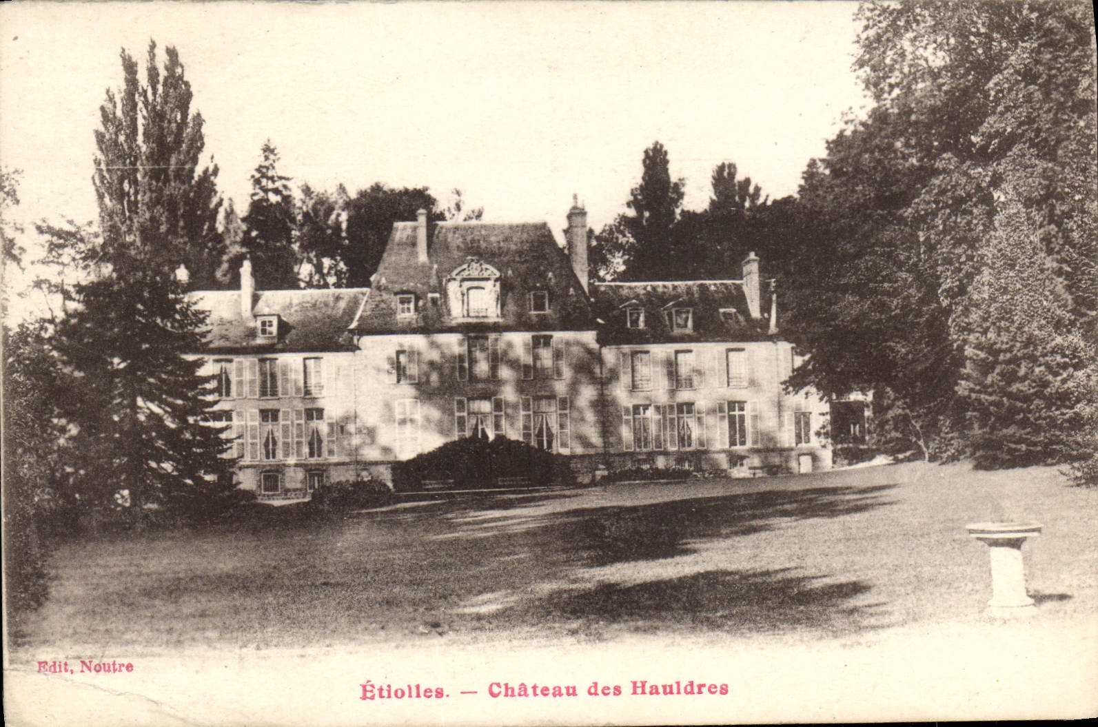 CPA Etiolles chateau des Hauldres 