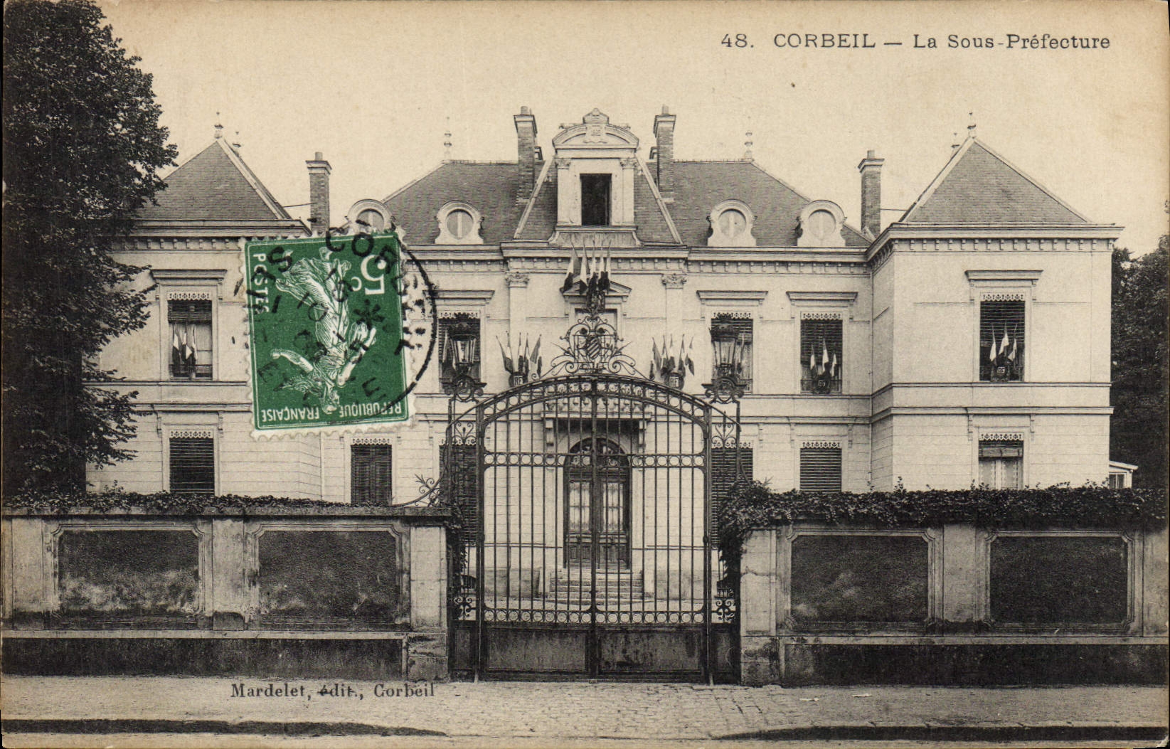 CPA Corbeil la sous Prefecture